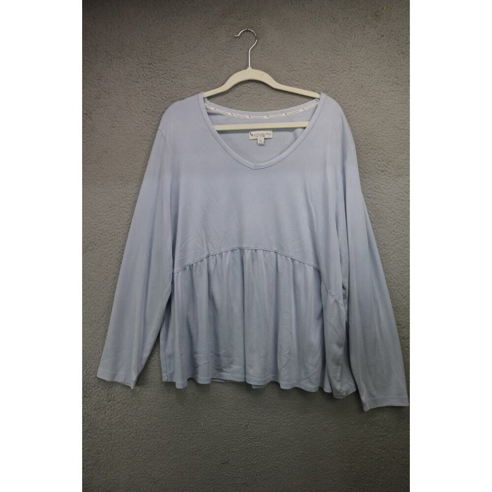Koolaburra by Ugg Long Sleeve Babydoll Tunic-Size 2X-Soft-Minimalist